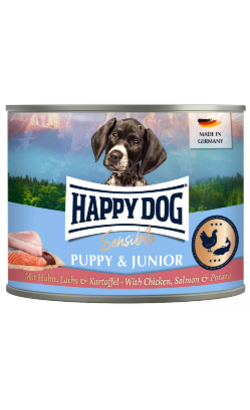 Happy Dog Sensible Puppy Salmão | Wet (Lata)