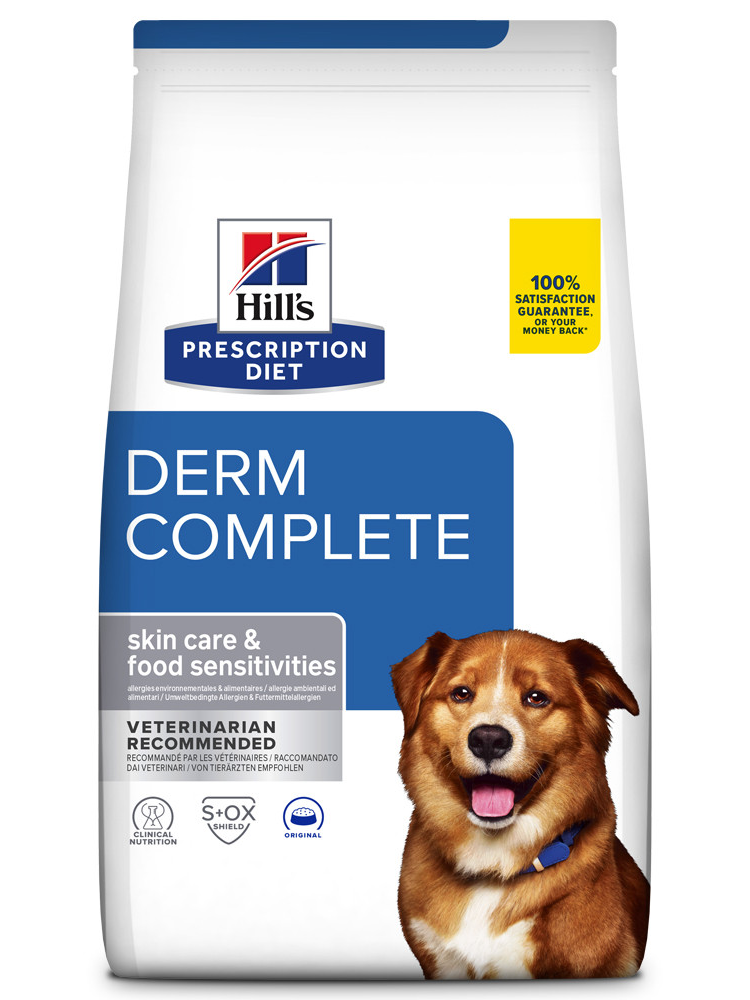 Hills Prescription Diet Canine Derm Complete Skin Care & Food Sensitivities