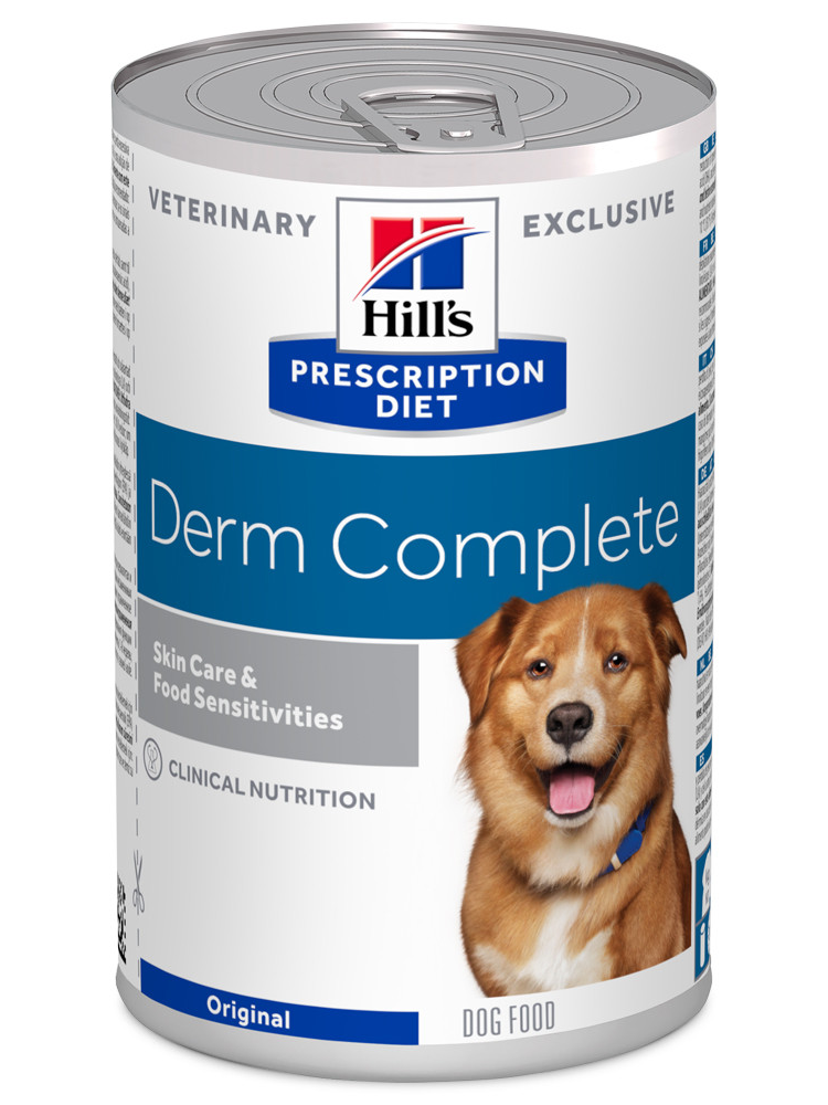 Hills Prescription Diet Canine Derm Complete Skin Care & Food Sensitivities