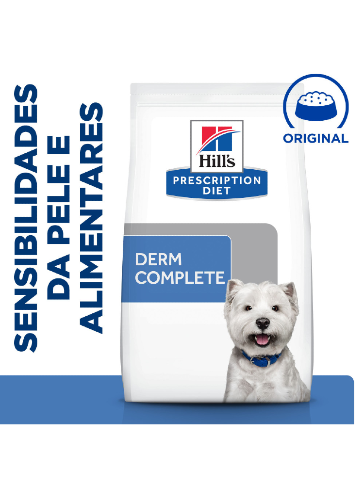 Hills Prescription Diet Canine Derm Complete Mini Skin Care & Food Sensitivities – imagem secundária 1