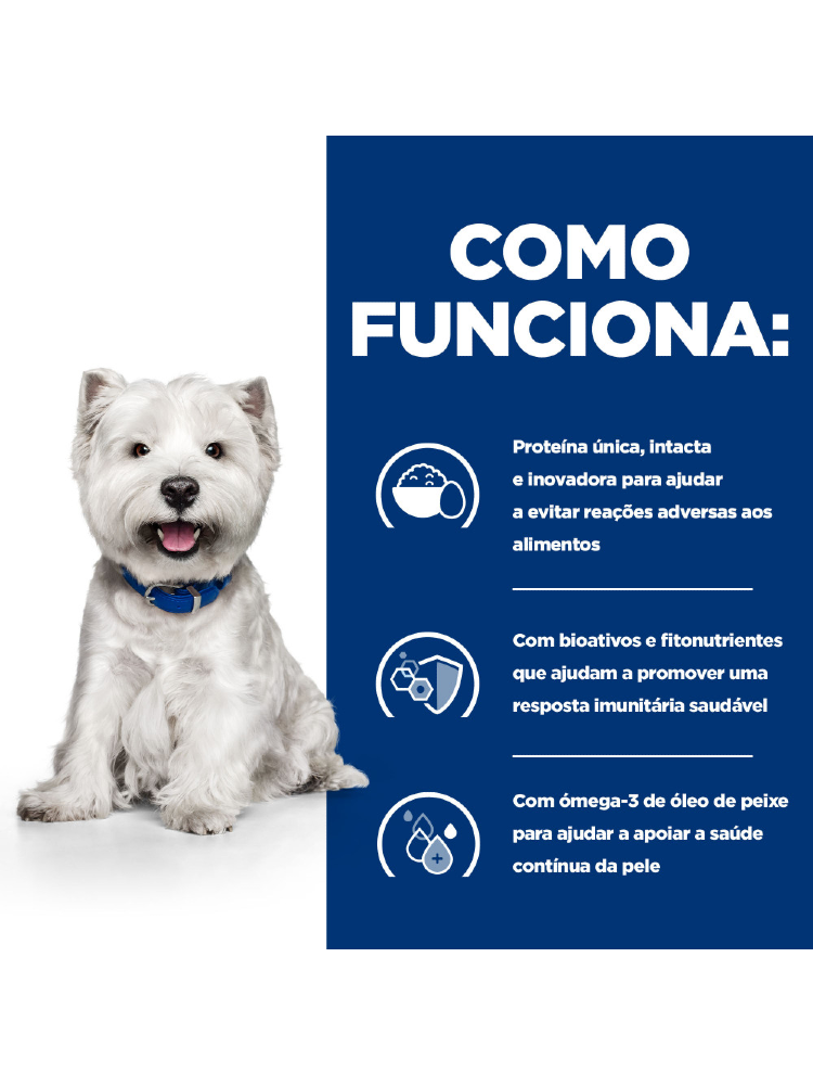 Hills Prescription Diet Canine Derm Complete Mini Skin Care & Food Sensitivities – imagem secundária 2
