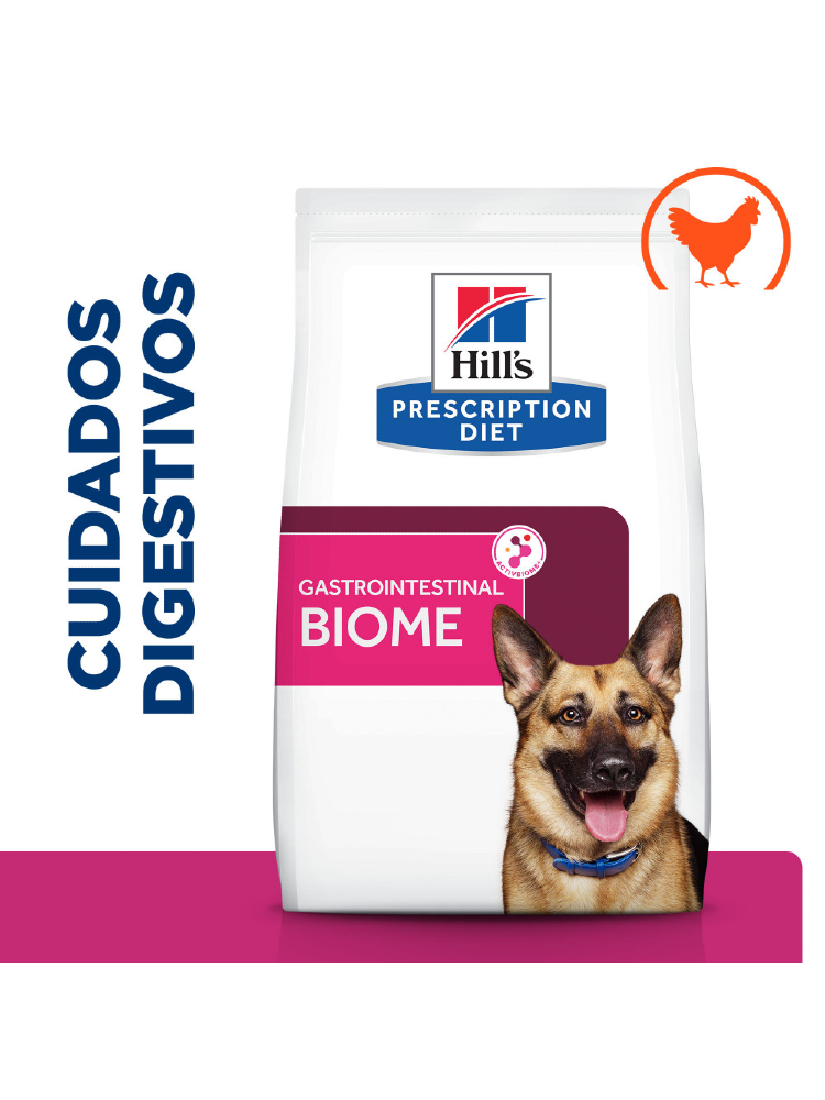 Hills Prescription Diet Canine Gastrointestinal Biome Digestive/Fibre Care with Chicken – imagem secundária 1