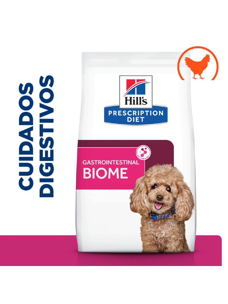 Hills Prescription Diet Canine Gastrointestinal Biome Mini Digestive/Fibre Care with Chicken – imagem secundária 1