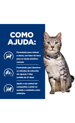 Hills Prescription Diet Feline c/d Urinary Stress + Metabolic Chicken – imagem secundária 2