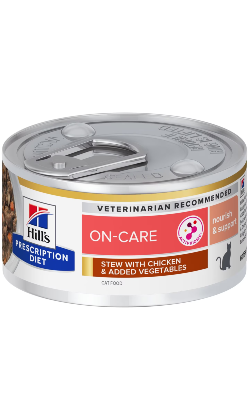 Hills Prescription Diet Feline On-Care Stew with Chicken & Vegetables – imagem principal