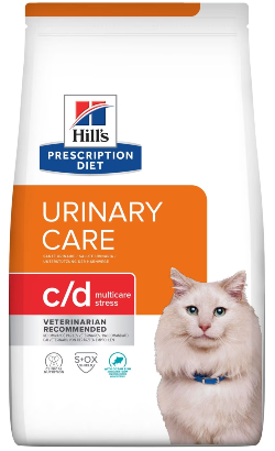 Hills Prescription Diet Feline Urinary Care c/d Multicare Stress Ocean Fish – imagem principal