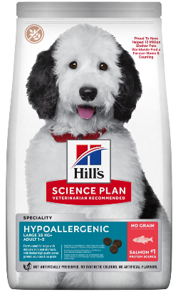 Hills Science Plan Large Adult Hypoallergenic with Salmon & Tuna