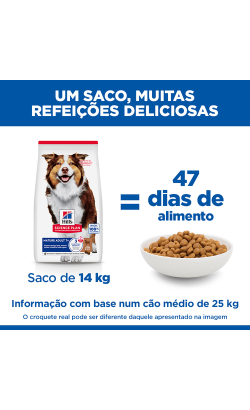Hills Science Plan Medium Mature Adult 7+ with Lamb & Rice – imagem secundária 2
