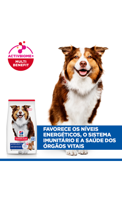 Hills Science Plan Medium Mature Adult 7+ with Lamb & Rice – imagem secundária 3