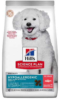 Hills Science Plan Small & Mini Adult Hypoallergenic with Salmon & Tuna