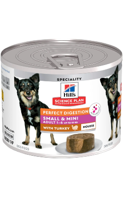 Hills Science Plan Small & Mini Adult Perfect Digestion with Turkey