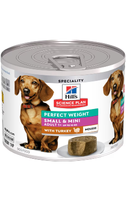 Hills Science Plan Small & Mini Adult Perfect Weight with Turkey