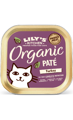 Lilys Kitchen Cat Adult Organic Paté Turkey