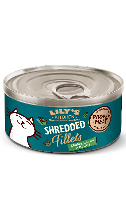 Lilys Kitchen Cat Shredded Fillets Chicken & Mussels – imagem secundária 1