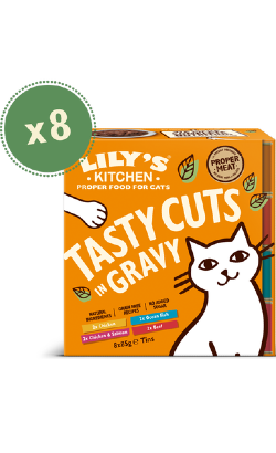Lilys Kitchen Cat Tasty Cuts Multipack in Gravy