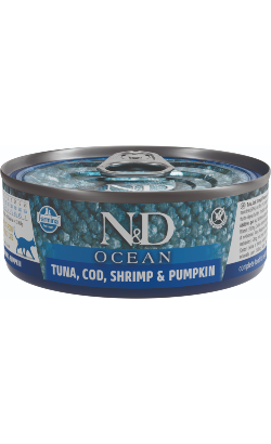 N&D Ocean Cat Tuna, Codfish, Shrimp & Pumpkin Adult