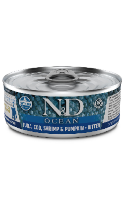N&D Ocean Cat Tuna, Codfish, Shrimp & Pumpkin Kitten – imagem principal