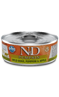 N&D Pumpkin Cat Wild Boar, Pumpkin & Apple