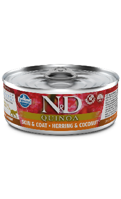 N&D Quinoa Cat Skin & Coat Herring & Coconut Adult
