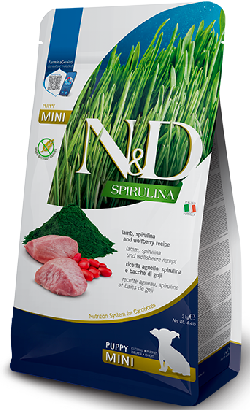 N&D Spirulina Lamb, Spirulina & Wolfberry Puppy Mini