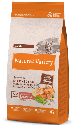 Natures Variety Adult Cat No Grain Salmão da Noruega