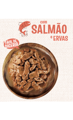 Natures Variety Bites in Gravy Mini Pedaços Molho Salmão & Ervas – imagem secundária 1