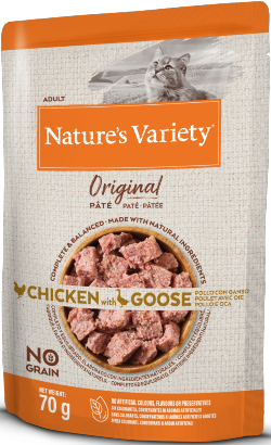 Natures Variety Cat Patê No Grain Frango & Ganso