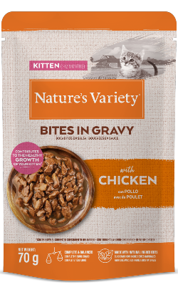 Natures Variety Cat Pedaços em Molho Kitten Frango