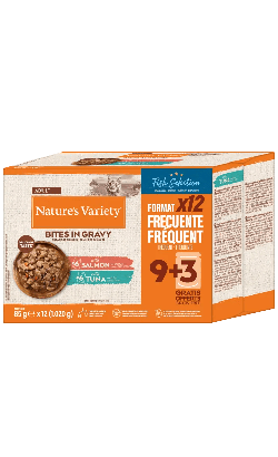 Natures Variety Cat Pedaços em Molho Multipack Salmão & Atum