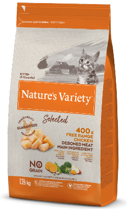 Natures Variety Kitten No Grain Frango do Campo – imagem secundária 1