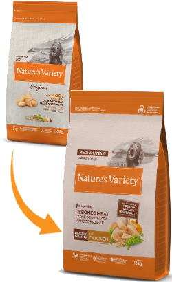 Natures Variety Medium Maxi Adult Healthy Grains Frango – imagem secundária 1