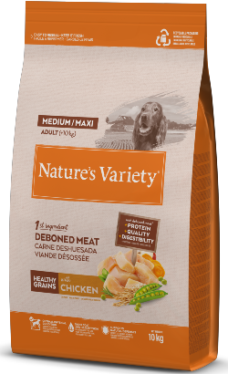 Natures Variety Medium Maxi Adult Healthy Grains Frango