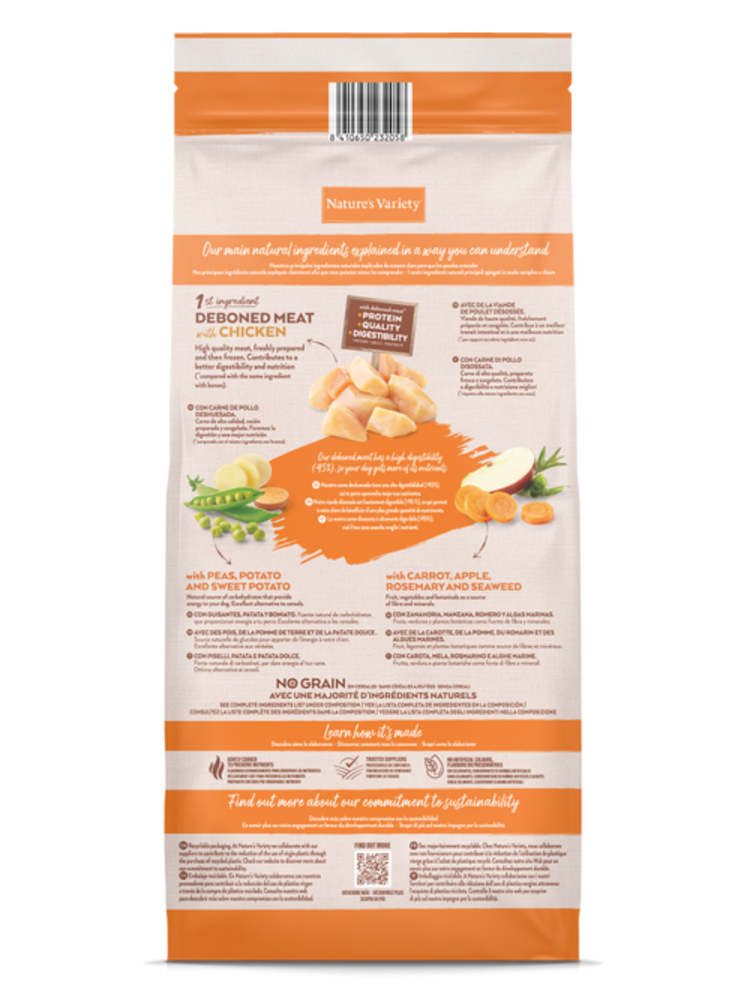 Natures Variety Medium Maxi Adult No Grain Frango – imagem secundária 1