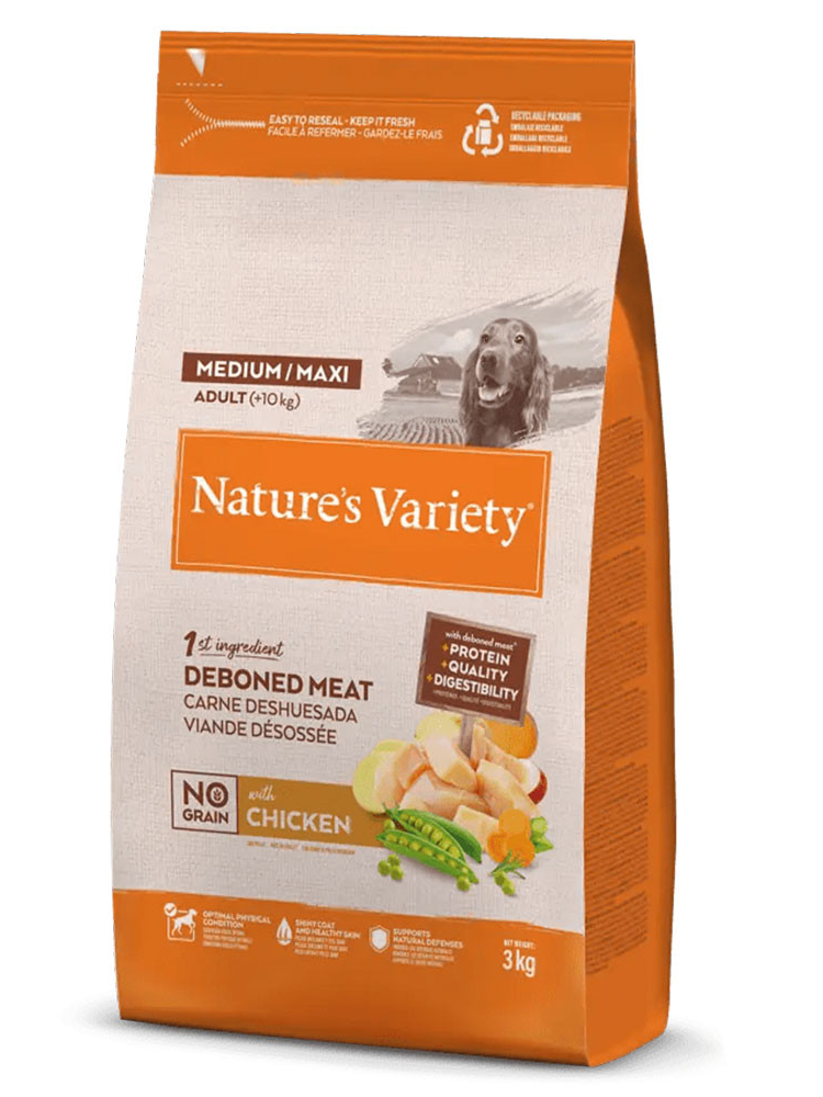 Natures Variety Medium Maxi Adult No Grain Frango