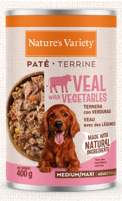 Natures Variety Paté Medium Maxi Vitela & Vegetais