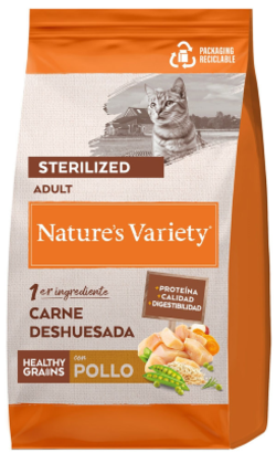 Natures Variety Sterilized Adult Cat Healthy Grains Frango