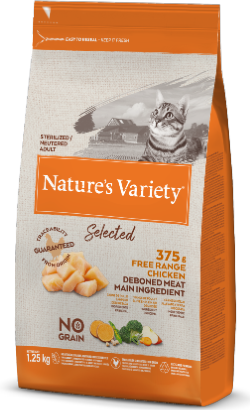 Natures Variety Sterilized Adult Cat No Grain Frango do Campo – imagem secundária 2