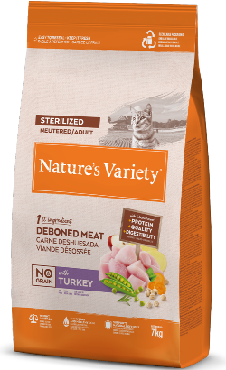 Natures Variety Sterilized Adult Cat No Grain Peru