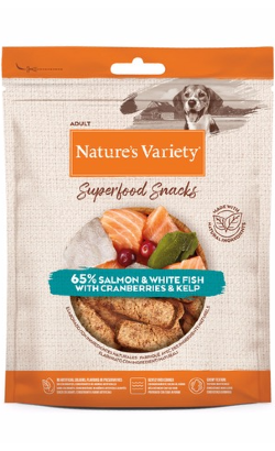 Natures Variety Superfood Snacks Salmão – imagem principal