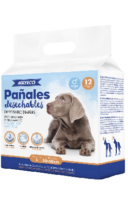 Nayeco Fraldas Descartáveis para Cães Macho – imagem secundária 2