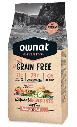 Ownat Grain Free Just Adult Salmon & Seafood
