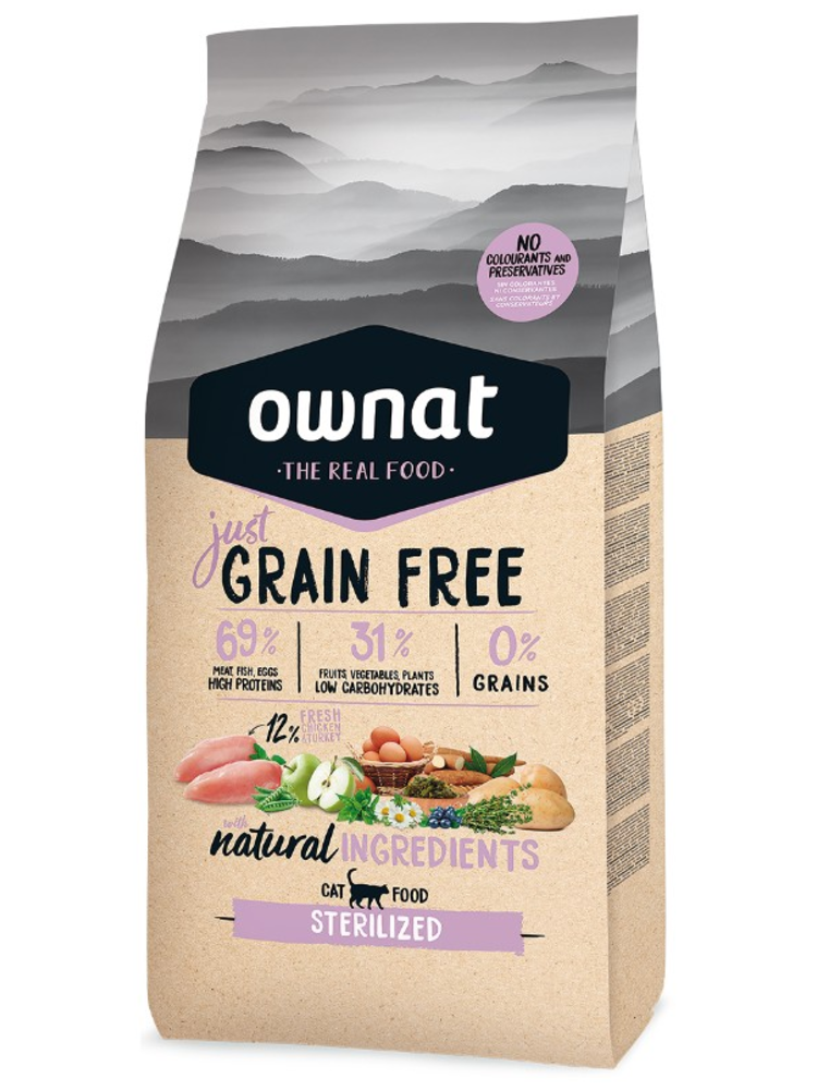 Ownat Grain Free Just Sterilized – imagem principal