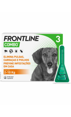 Pipetas antiparasitárias Frontline Combo Cão 2-10 Kg