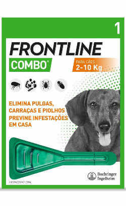Pipetas antiparasitárias Frontline Combo Cão 2-10 Kg Monopipeta