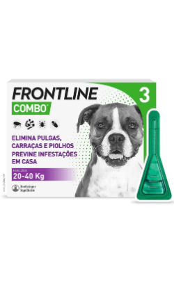 Pipetas antiparasitárias Frontline Combo Cão 20-40 Kg