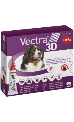 Pipetas antiparasitárias Vectra 3D Cão XL > 40 Kg para cão – imagem principal