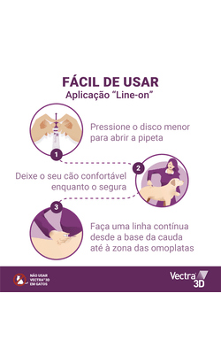 Pipetas antiparasitárias Vectra 3D Cão XS 1.5 - 4 Kg para cão – imagem secundária 7