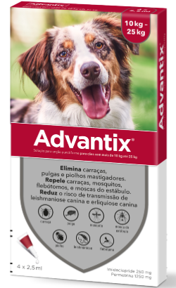 Pipetas para Cão Advantix 10 - 25 Kg – imagem principal