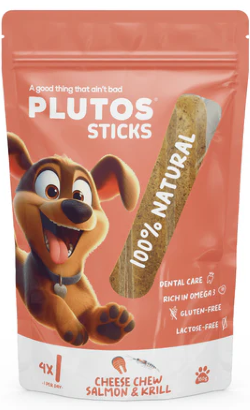 Plutos Sticks Queijo, Salmão & Krill – imagem principal