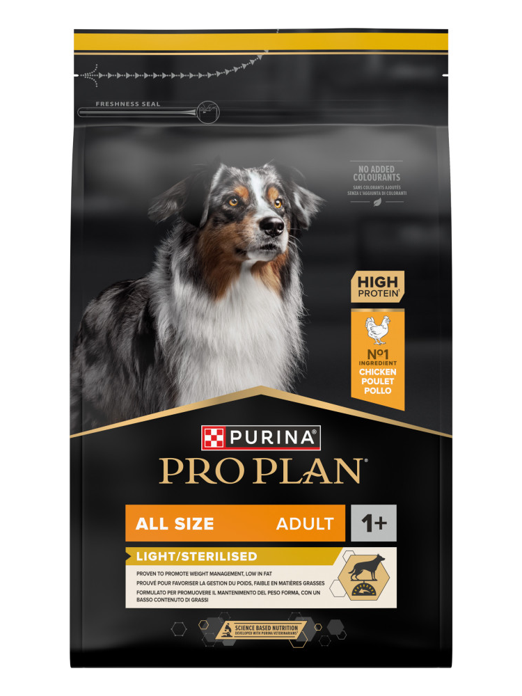 Pro Plan All Size Adult Light / Sterilised Chicken – imagem secundária 1
